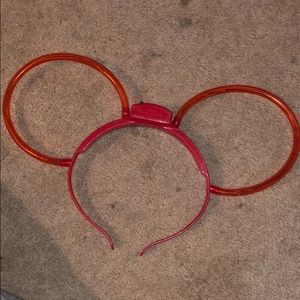Red Light Up Mickey Mouse Ears